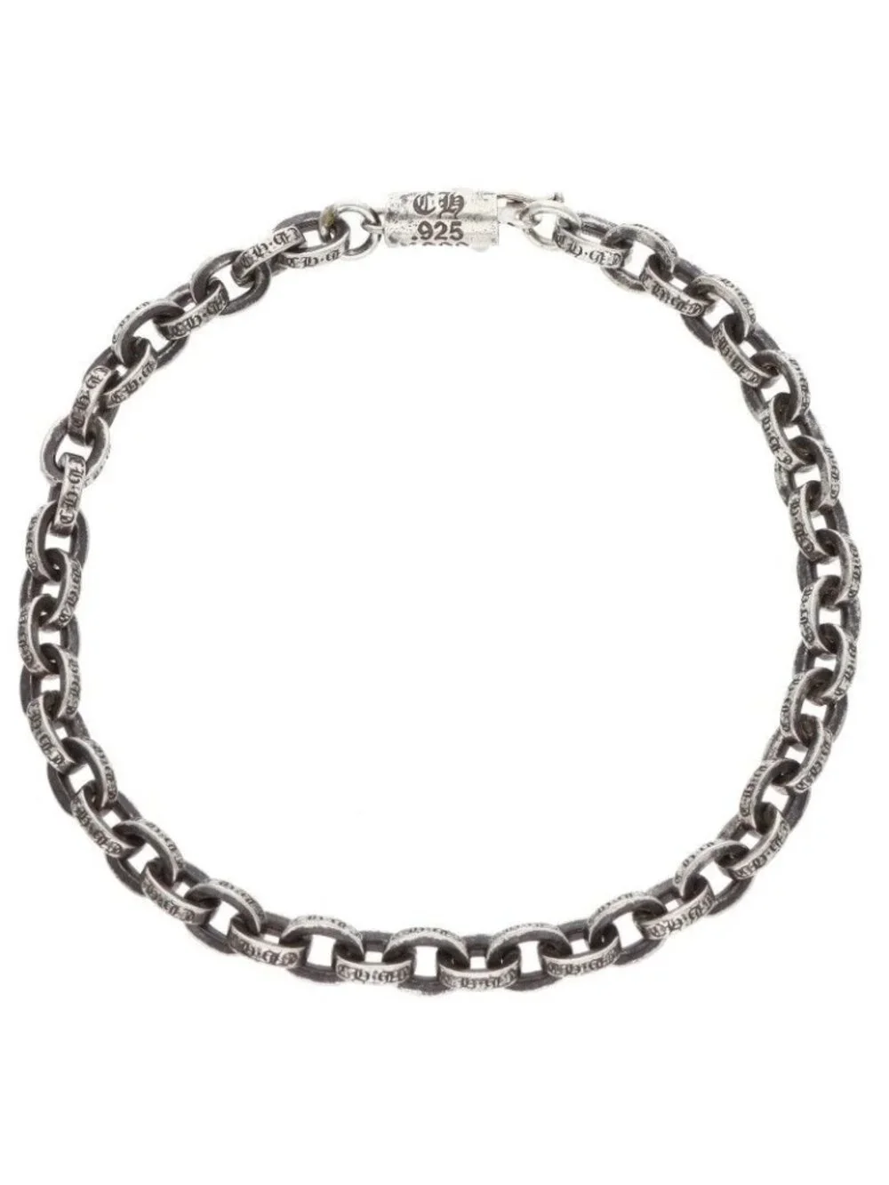 Chrome Hearts Paper Chain Silver Bracelet